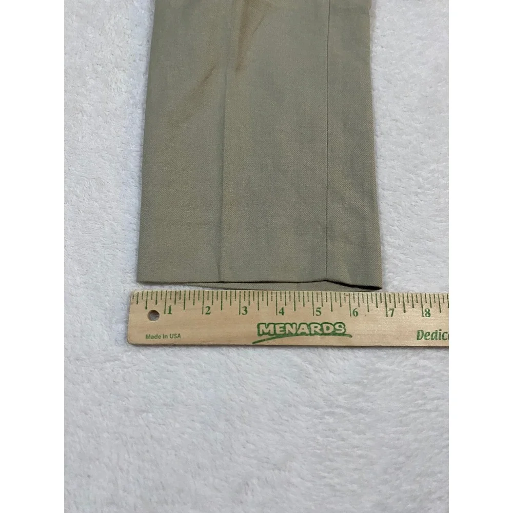 Banana Republic Tailored Fit Chinos Mens 33x30 Tan Linen Blend 616307-01-1 NWT